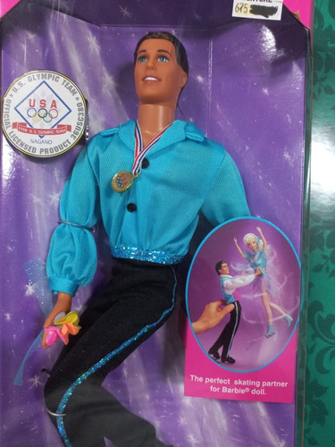 Imagem 3 de 7 de Barbie Ken 1997 Olympic Skater Superstar 80 90 Antiga