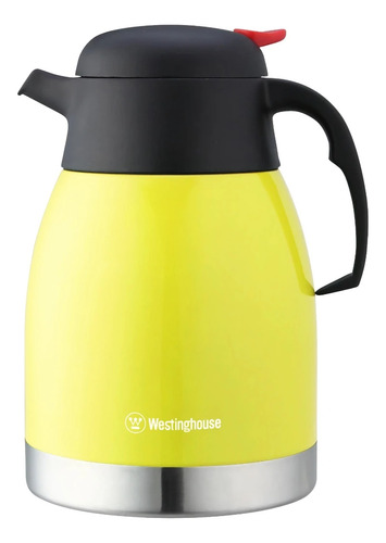 Cafetera Westinghouse De Acero Inoxidable De 1.5 L Color Amarillo