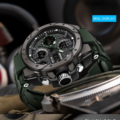 Reloj Sanda 6008, Reloj Deportivo Militar A Prueba De Agua