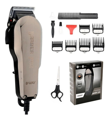 Maquina Cortar Pelo B-way Bw 1102 Barbero Pro Peluqueria