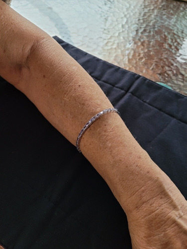 Imagem 3 de 5 de Pulseira Bracelete Tanzanita Natural, Prata 925 - 49900017