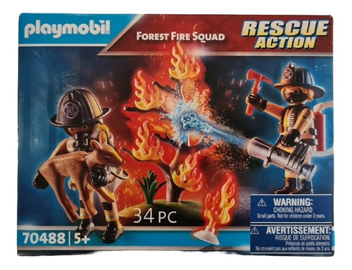 Set Playmobil 70488 Escuadrón De Bomberos Forestal