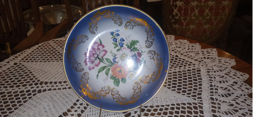 Antiguo Plato Hondo Porcelana Hartford 20cm Impecable N614