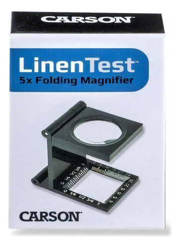Lupa Cuentahilos Metalica 5x De 30mm Carson