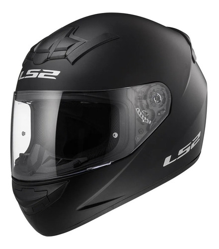 Casco Integral Ls2 352 Rookie Solid Negro Mate Varios Talles