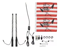 Comprar Antena Led Exterior Rzr De 60 Cm Flexible Bailando Rgb