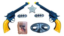Comprar Kit 2 Revolver Pistola Xerife Brinquedo Cowboy Faroeste Dest