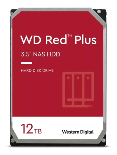 Disco Duro Western Digital Red Plus Wd120efbx 12tb Nas