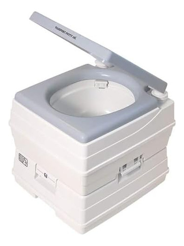 Passport Orinal - Inodoro De 18 Litros, Color Gris