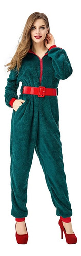 Pijama Unisex De Papá Noel Con Capucha Para Padres E Hijos