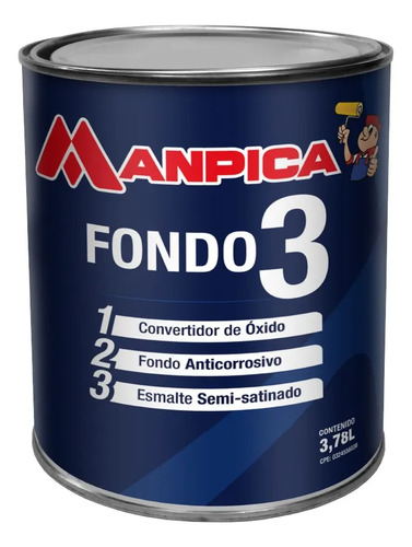 Fondo 3 En 1 Manpica Blanco - 1/4