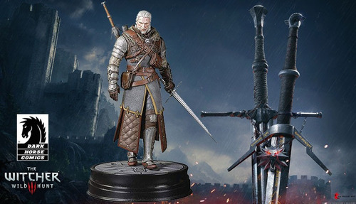 Boneco The Witcher 3 Wild Hunt Geralt De Rivia Dark Horse :)