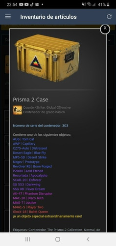 Caja Prisma Csgo