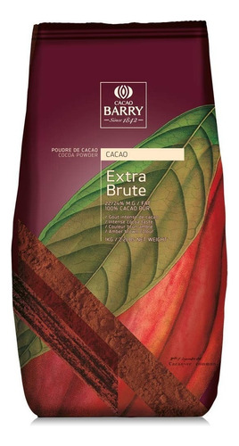 Cocoa Cacao Extra Brute Barry Callebaut 1 Kg