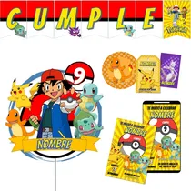 Comprar Kit Imprimible Cumple + Candy Editable - Pokemon