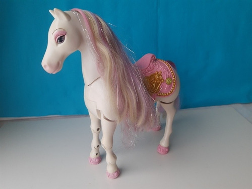 Cavalo Articulado Princesa Aurora Disney Anda, Mexe, Usado