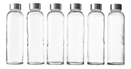 Botellas De Agua De Vidrio 532 Ml Sin Bpa Reutilizables Jueg