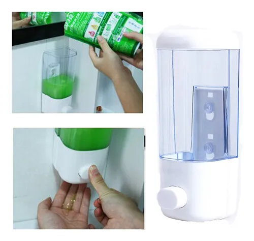 Wall Mount Soap Dispenser Liquid Sanitizer Transparent New