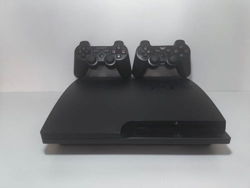 Ps3 Playstation 3 Slim Destravado 500gb 2 Controles 45 Jogos Preto (Usado)