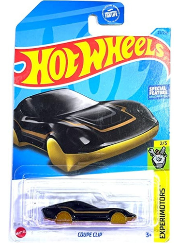 Hotwheels Carro Coupe Clip Llavero Negro + Obsequio 