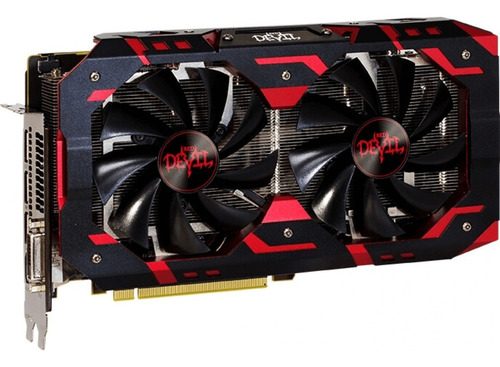 Imagem 3 de 6 de Placa Vídeo Powercolor Radeon Rx 580 Red Devil Dual 8gb