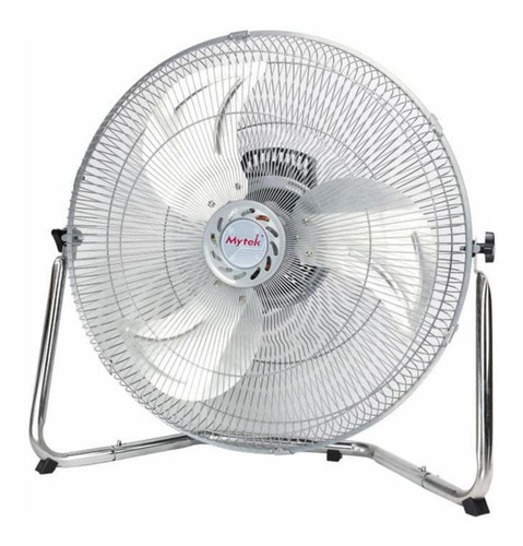 Ventilador De Mesa Y Pared Mytek 3347 Plateado 3 Aspas 16