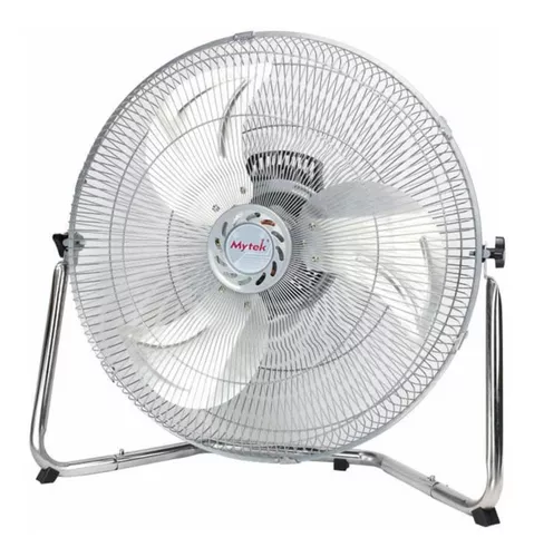 Ventilador de mesa y pared Mytek 3347 plateado con 3 aspas de