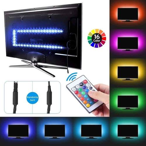 Tiras Led Rgb Usb De 2 Metros, Ideal Para Tv