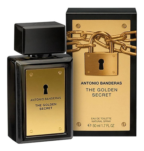 Perfume Antonio Banderas The Golden Secret Eau De Toilette 50 mL Para Hombre Aroma Amaderado
