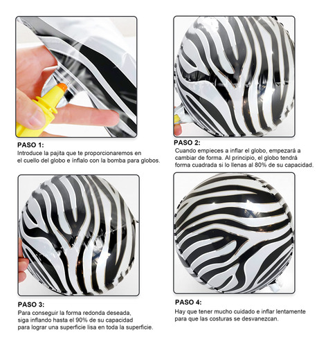 Globos Orbz Animales 22 Pulgadas Safari Selva Fiesta Banner