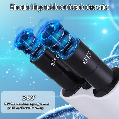Microscopio Profesional 40x-2500x Con Led Dual