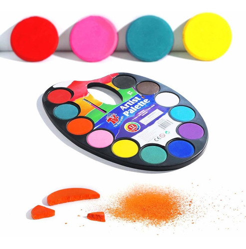 Tbc The Best Crafts 12 Colores Pastel De Acuarela, Paleta De