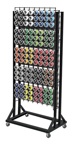 Rack Para 120 Pinturas En Aerosol 50330 Color No Aplica