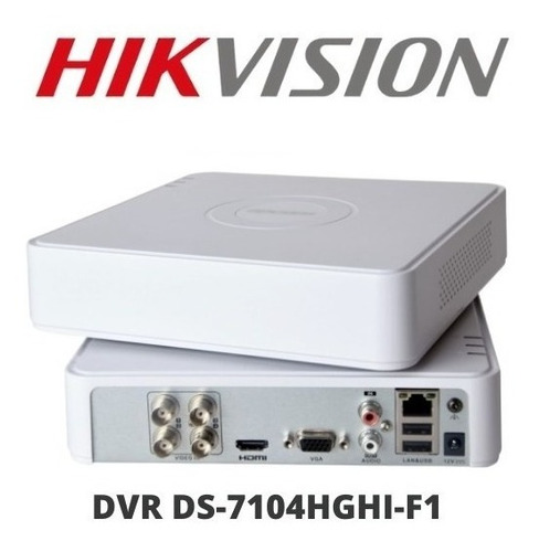 Dvr Hikvision 4 Canales Hd7p Turbo Hd Ds 7104hghi F1 Mercado Libre