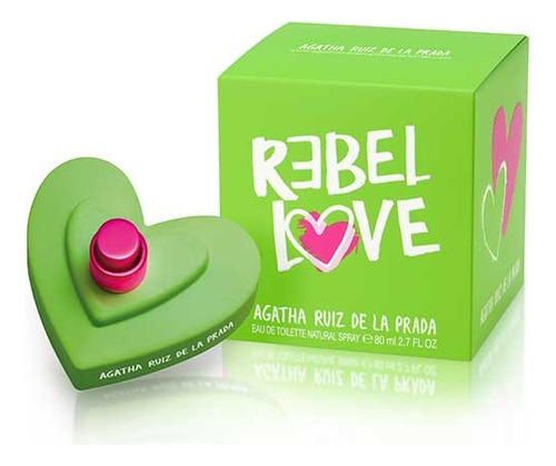 Perfume Rebel Love Agatha Ruiz Mujer Cofre 80 Ml