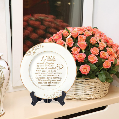 Plato De Aniversario Oro