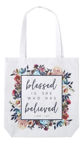 Christian Brands Blessed Is She Who Ha Believed Bolso De Man