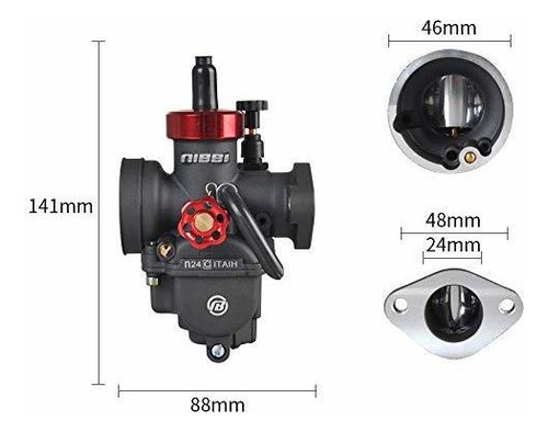 Carburador Para Moto - Brida De Carburador De Carreras N