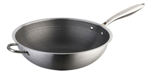 Olla De Acero Inoxidable Para Wok En Forma De Panal