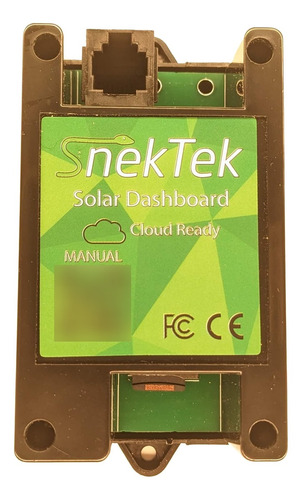 Snektek Wifi Solar Dashboard Sd-rs232-ren-int Para Carga