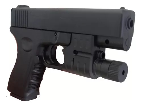 Arma Brinquedo Infantil Same Glock Soft Bullet Gun Fantasia