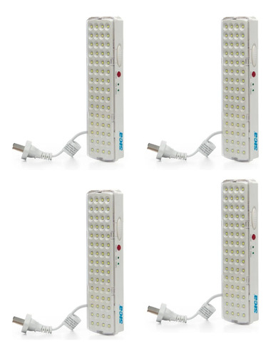 Pack X 4 Luz De Emergencia 60 Leds Litio Sica Por E631