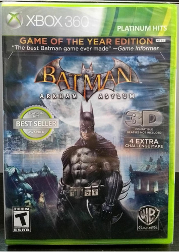 Batman: Arkham Asylum Gy - Xbox 360