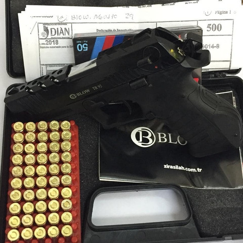 Pistolas Traumáticas Blow® Tr92 + 2 Proveedores + Cepillo