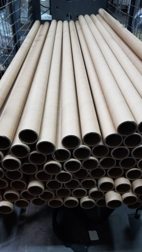 1c Tubos Carton Economico 1,6mtsx46mm 4mm Enrollar Telas