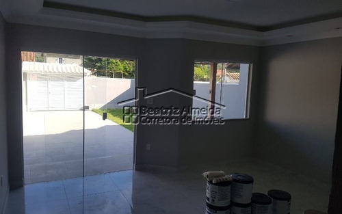 Linda Casa No Barroco De 2 Qts (1 Suite), Sala Com Rebaixamento, Área Gourmet