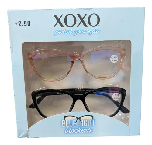 Pack De 3 Lentes Para Leer Rde Mujer Aumento +2.5 Cod 1072