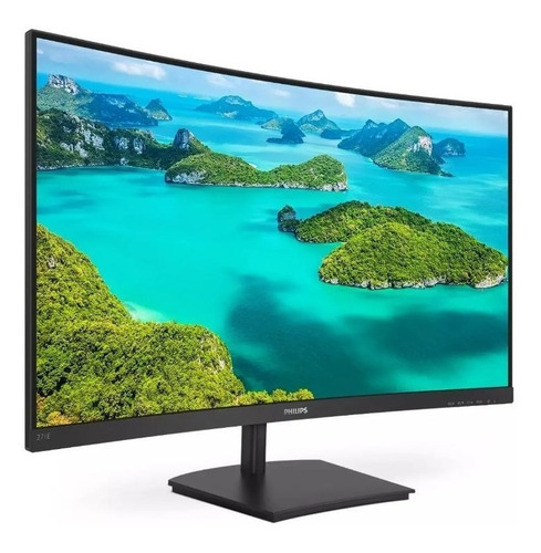 Monitor Philips Pc De 27'' Full Hd - 271e1sca/55 Color Negro