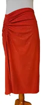 Comprar Pollera Larga Glitter Brilloso Tira Frunce Noche Fiesta Sexy