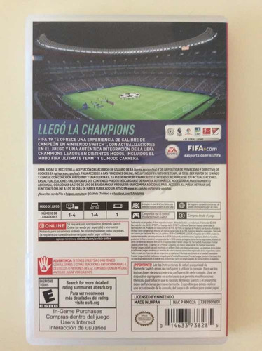 Fifa 19 Nintendo Switch Mercado Libre